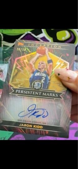 Jason Kidd Topps inception 2025-2026 auto /50