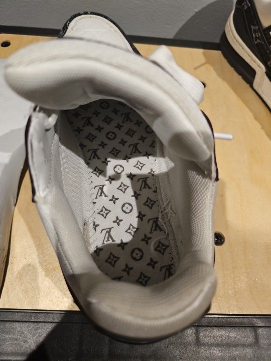Louis Vuitton LV Trainer Sneaker Black Mens 12