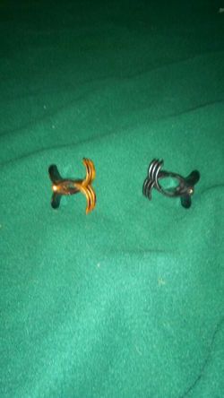 Two hair clips