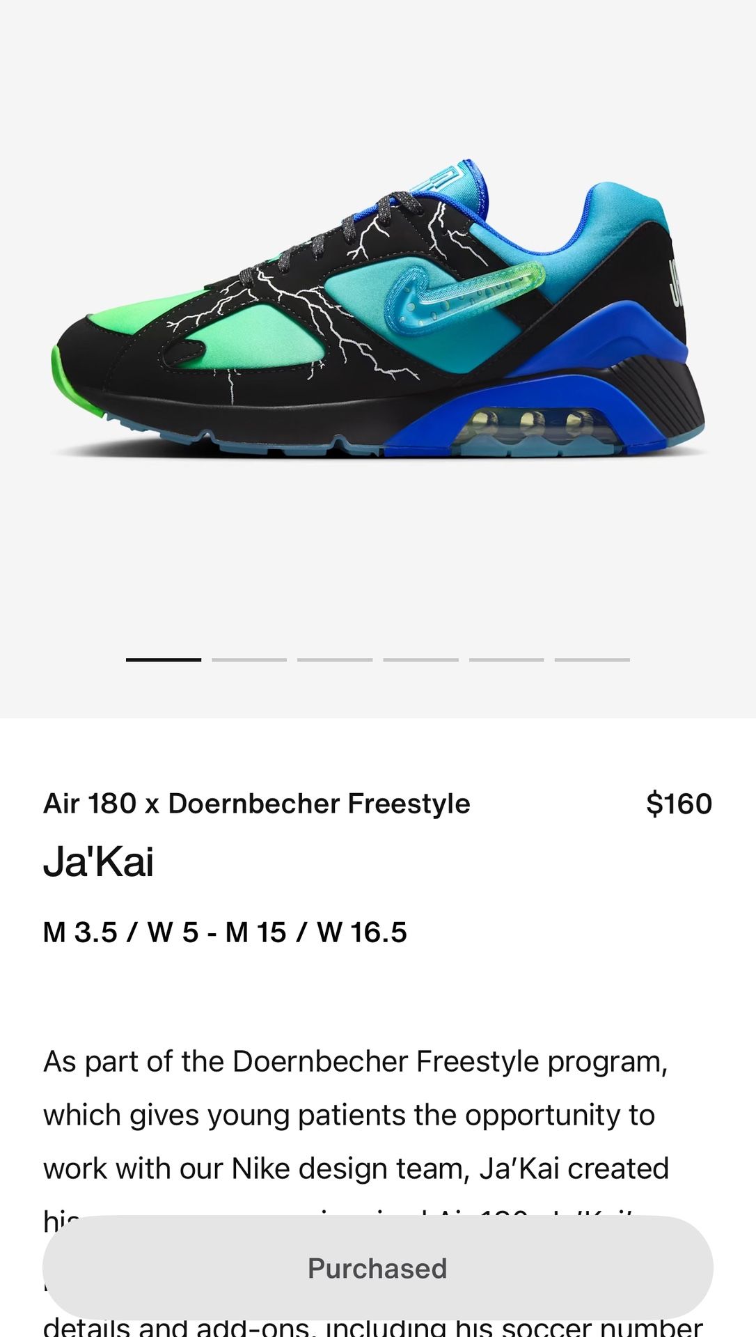 Ja’ Kai Air Max Doernbecher