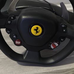 Multi Console Steering Wheel And Pedal Setup 