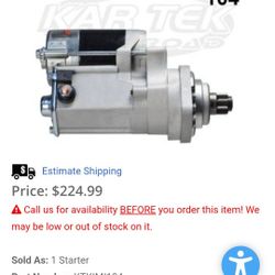 High Torque VW Starter IMI-104
