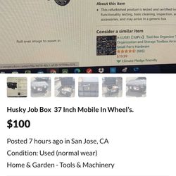 Countrucion  Tool Box  Price Is Firm.