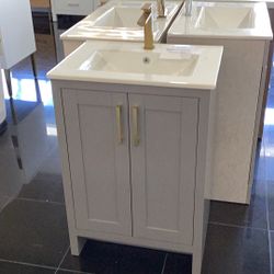 24” Grey Vanity Ready For Pickup 