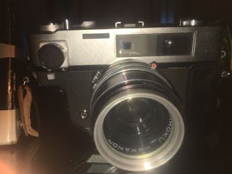Vintage Konica Auto S 35mm camera.