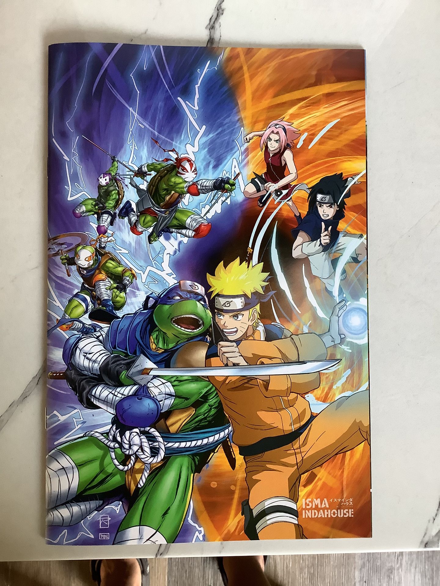 Naruto / Teenage Mutant Ninja Turtles Comic Book