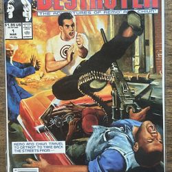 THE DESTROYER 1 NEWSSTAND VARIANT NEAR MINT WHITE PAGES MARVEL COMICS 1991