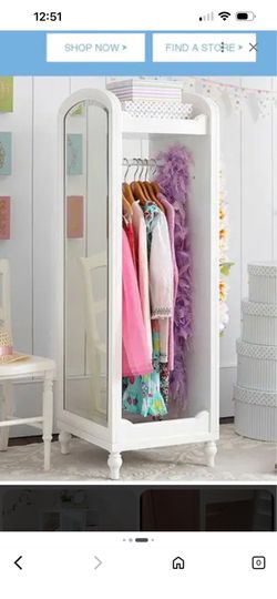 Pottery barn Kids dress-up armoire