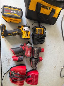 Dewalt and Milwaukee combo