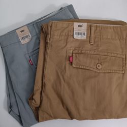 Levi's Men's Ace Cargo Pants 40 x 32 Grey and Khaki