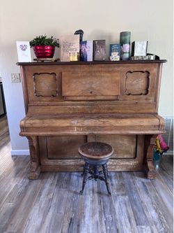 Decker Brothers Upright Grand Piano