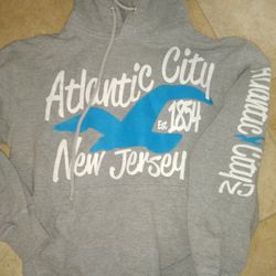 Womens Atlantic City New Jersey Hoodie Size Small