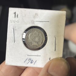 1901 dime very rare