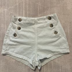 Zara women’s sailor jean short 