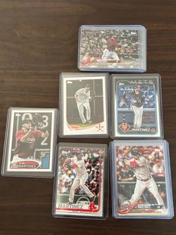 JD Martinez RC cards (6) card lot