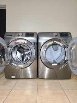 Samsung Front Load Washer and electric Dryer Set