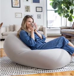 Moonpod bean Bags - The Original Moon Pod, Crescent back Rest, lunar Foot Lift