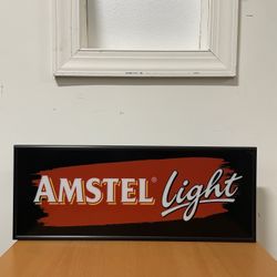 Vintage Amstel Light Sign