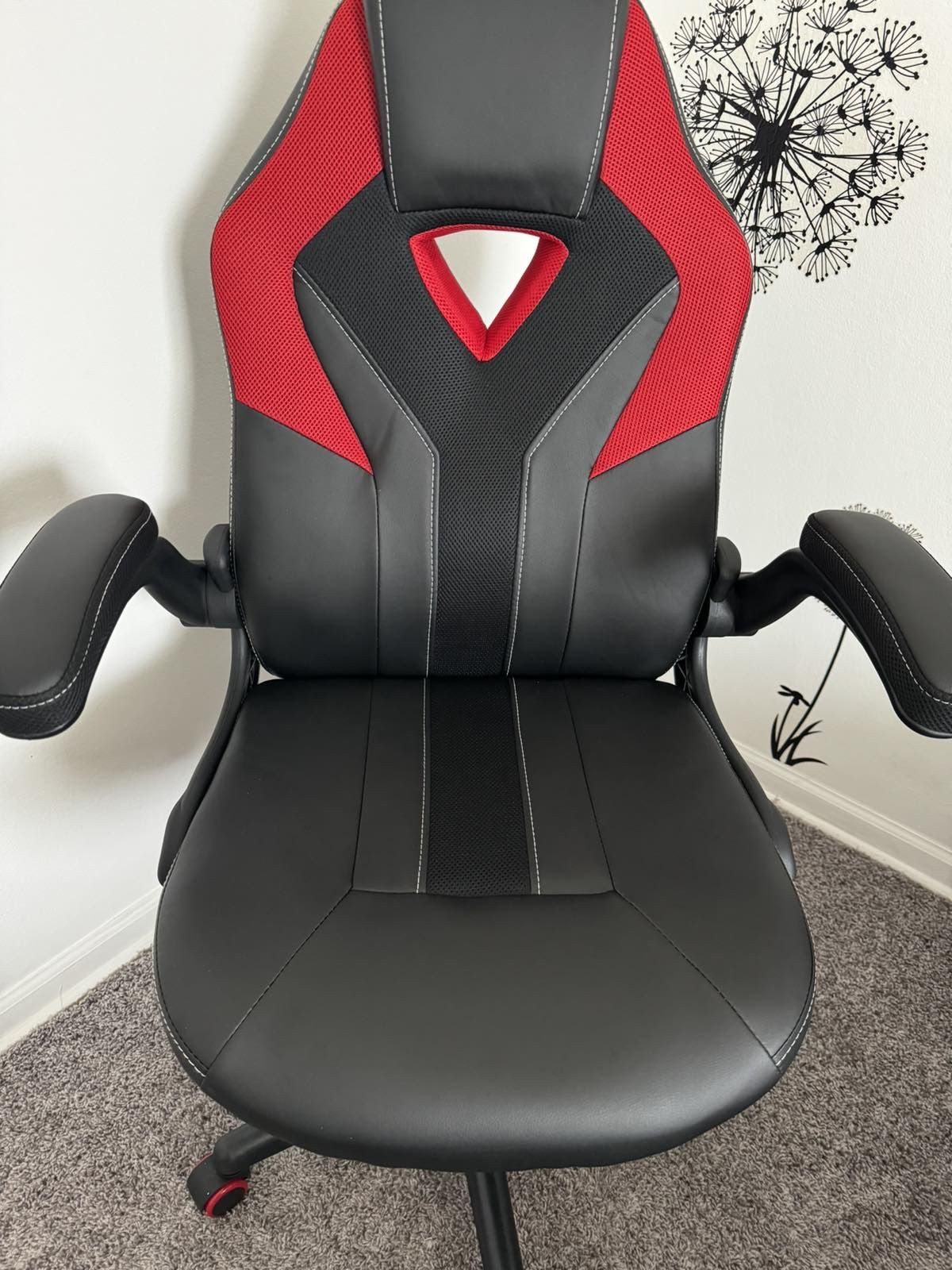 Red and Black Office Chair 