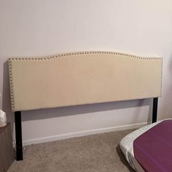 King Bed Headboard And Footboard Rails Frame Dose Not Need Box Spring 