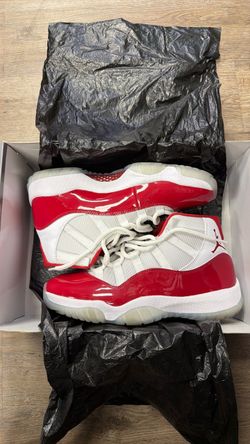 Air Jordan 11 Retro Cherry Red Sneakers