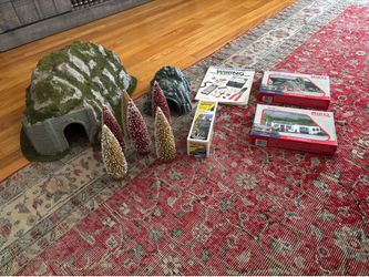 Piko & Woodland Scenics etc. HO Scale Model Railroad Scenery Lot