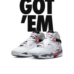 Air Jordan Retro 8 (10.5, 12, & 13)