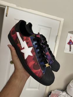 Adidas Bape Bathing Ape Superstar Shoes 11.5