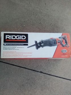 Ridgid 18v orbital reciprocating saw tool only