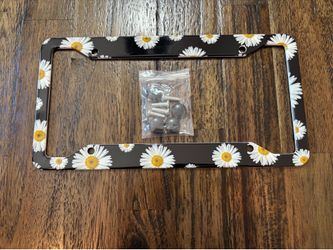 Brand new license plate cover