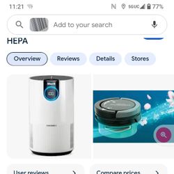 HEPA Air Purifier With Filter 