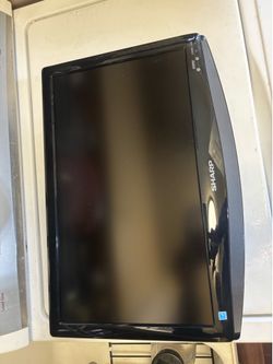 19” Sharp wall mount tv