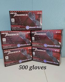500gloves nitrile 5mil  popular brand Diamond gloves metal advance