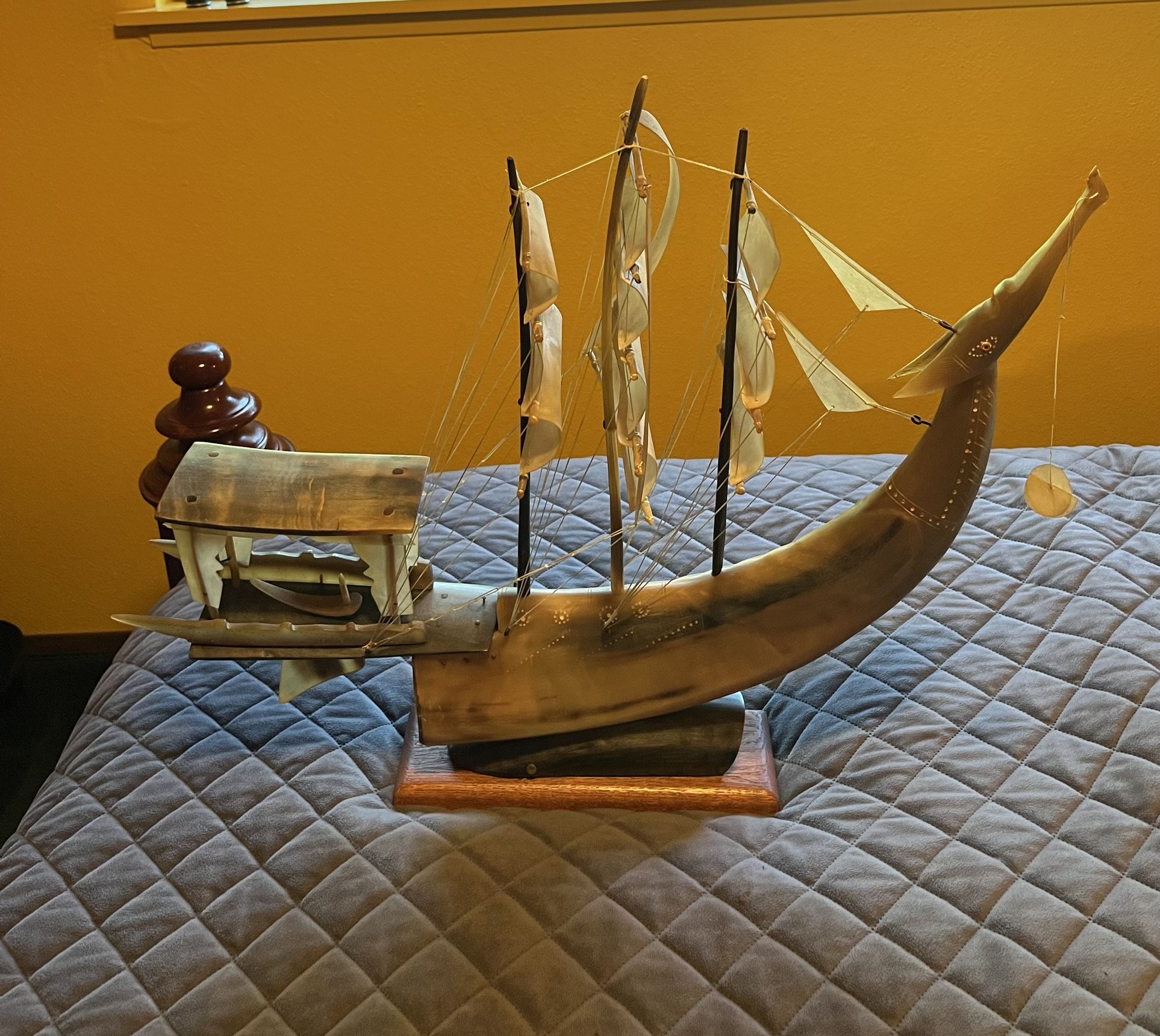 Vintage Tusk Sailboat 