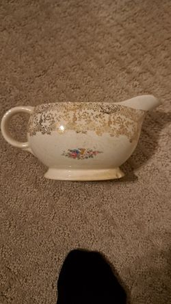 vintage Parisian Center gravy boat by Royal China