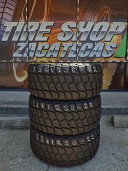 THREE TIRES 33x12.50-22. ROADONE AETHON M/T X