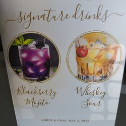 Wedding Signs For Bar