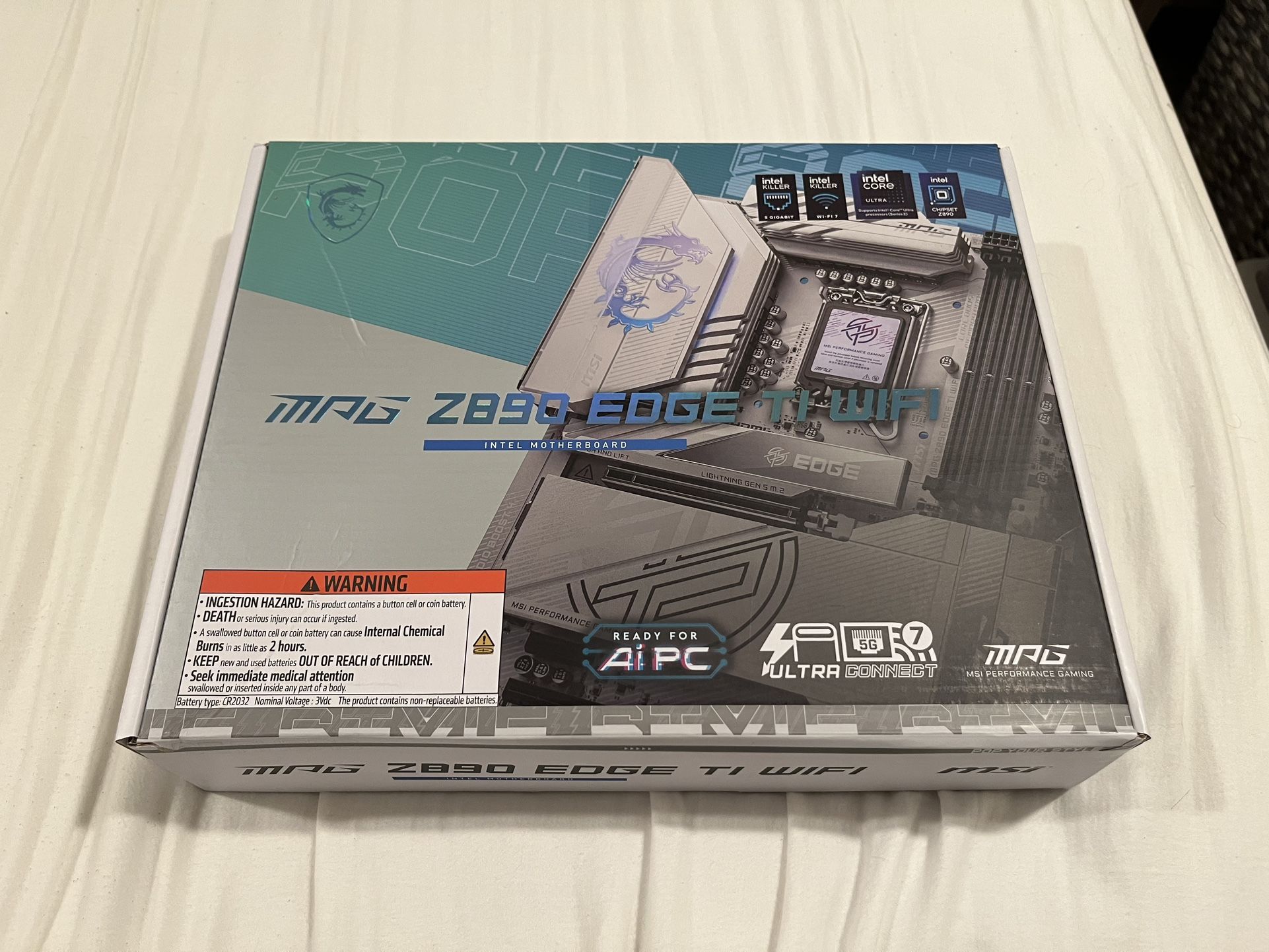 MSI Mag Edge Z890 TI WiFi Gaming Motherboard