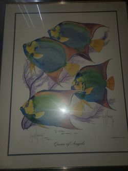 Authentic guy Harvey painting