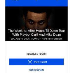 The Weekend Ticket 