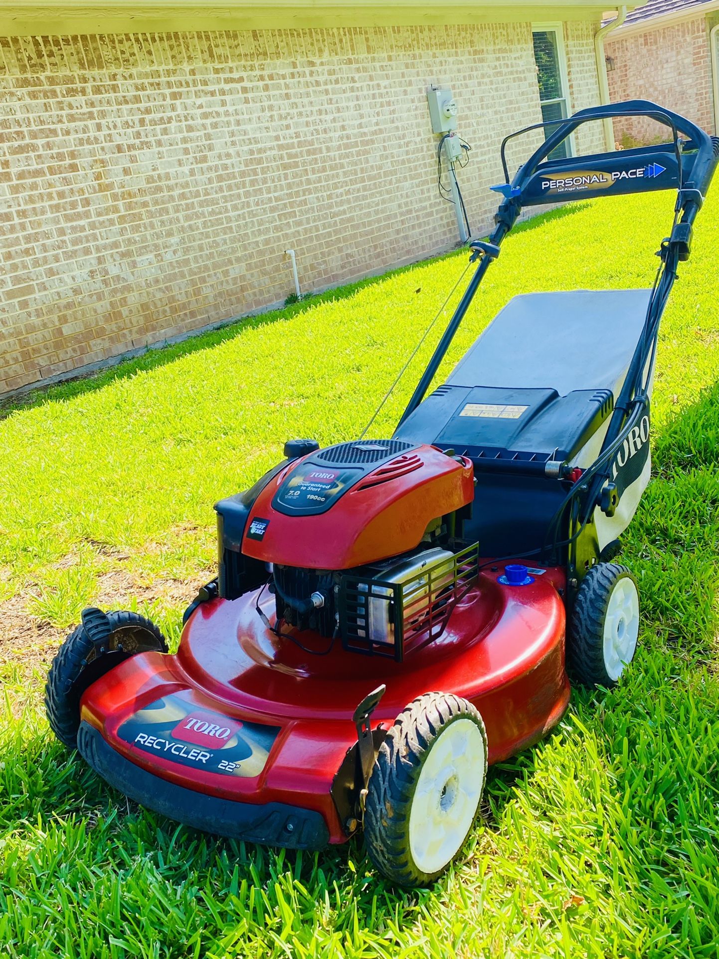 Push Mower Toro Mulcher Mower Toro 22″ Recycler® Max W/ Personal