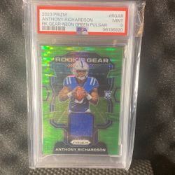 2023 Prizm Anthony Richardson RC Neon Green Pulsar