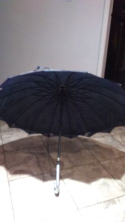 New umbrella. This umbrella comes reinforced. It's good quality. **Look at my other stuff I'm selling.***