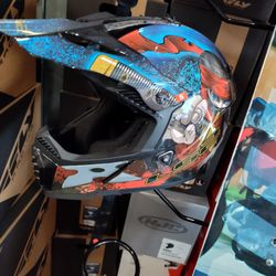 Kids Motocross Helmet Ninja Design Brand New Special Deal $120 Size Small