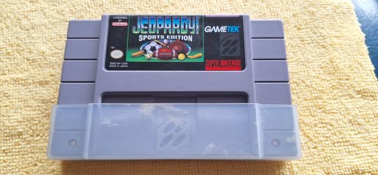 Jeopardy! Sports Edition SNES Nintendo