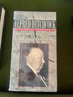ALFRED HITCHCOCK THIRTY NINE STEPS, LADY VANISHES  2 VHS TAPES