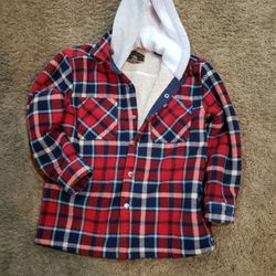 Flannel Fleeced Lined Jacket