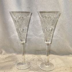 WEDDING?? Waterford “LOVE” collection flute glasses. No chips or cracks.