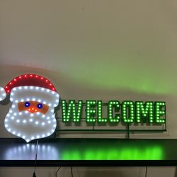 Welcome Santa Sign