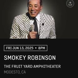 Smokey Robinson The Fruit yard Modesto 